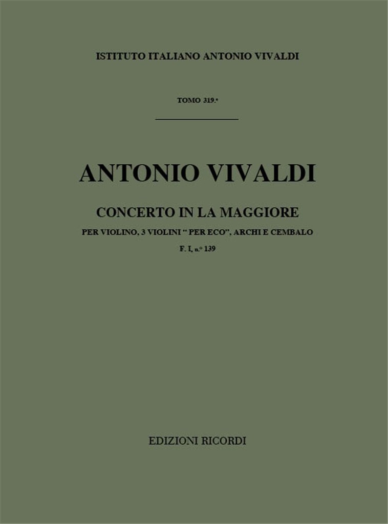 Concerti Per Vl., Archi E B.C.: Per 3 Vl